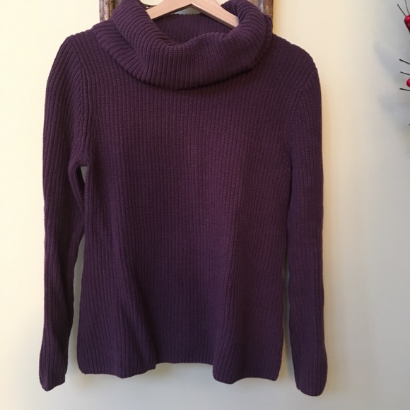 L.L. Bean Sweaters - LL Bean purple turtleneck sweater